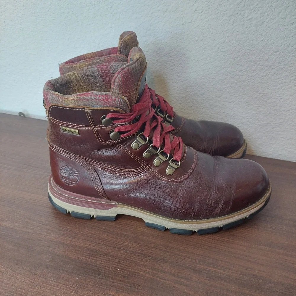 Timberland Pendleton Gore-tex‎ Men’s Heston Leather Boots Size 8